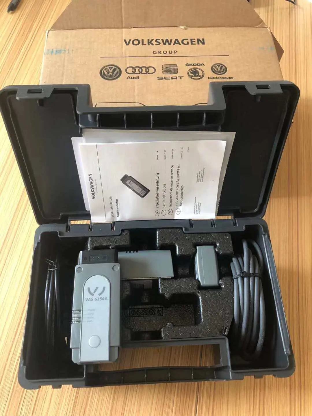 š° Original Genuine VAS 6154A VAS6154B Diagnostic Tester Kit VAG OBD Interface Support Latest ODIS Service & Engineering Software QUANTUM OBD