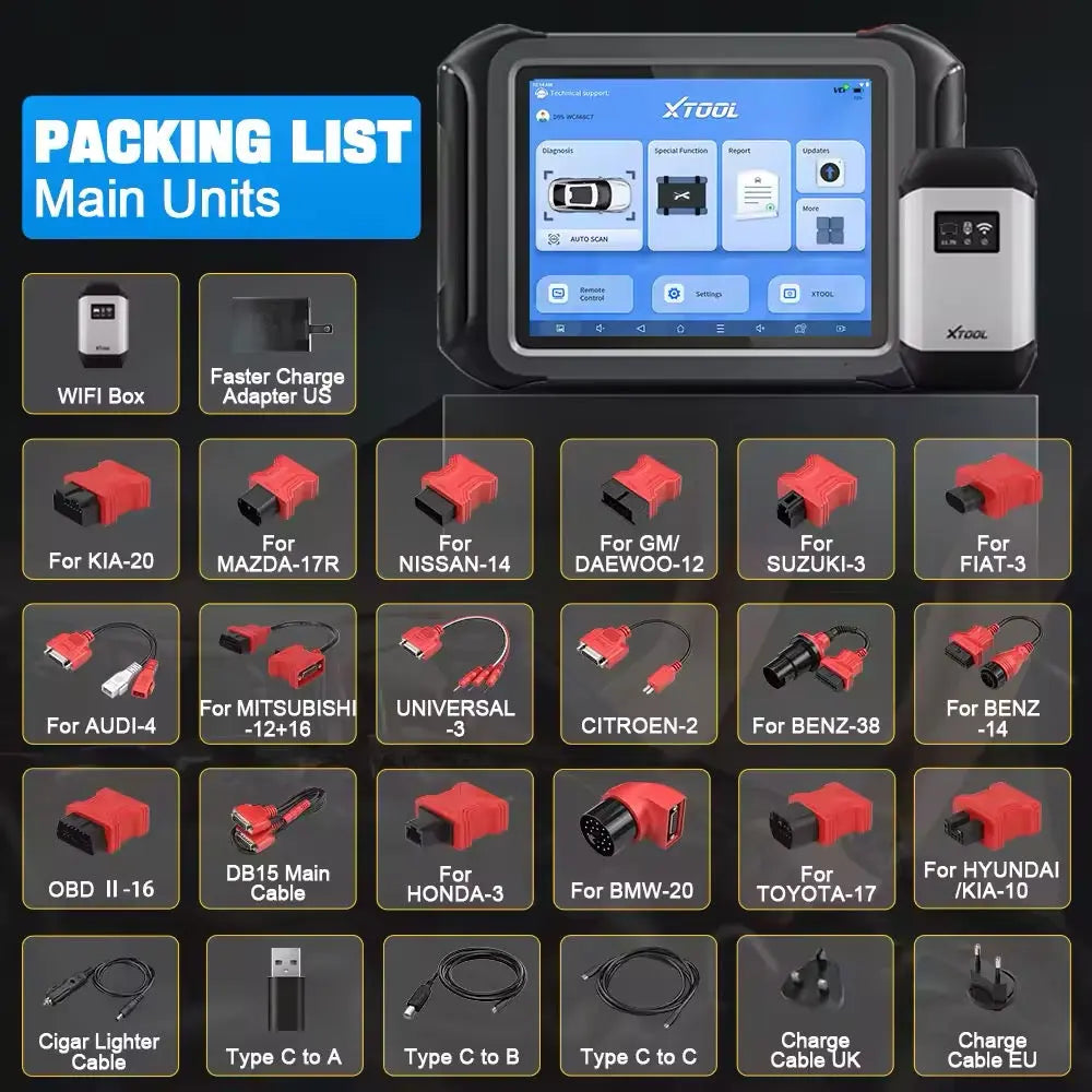 XTOOL D9S PRO D9SPRO Car Diagnostic Tools ECU Programming/Coding Automotive Scanner 42+ Services CANFD DOIP Topology PK D9 PRO QUANTUM OBD