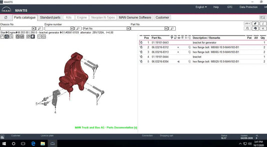 ✅ MAN Mantis EPC 08.2023 Electronic Parts Catalogue - Remote Install ( We install for you ) QUANTUM OBD