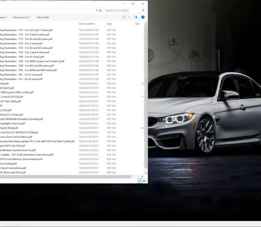 ✅20% DISCOUNT - BMW E-SYS PDF GUIDES TUTORIALS FOR CODING IN BMW E-SYS ✔️ AUTO DIAGNOSTIC OBD2 SOFTWARES