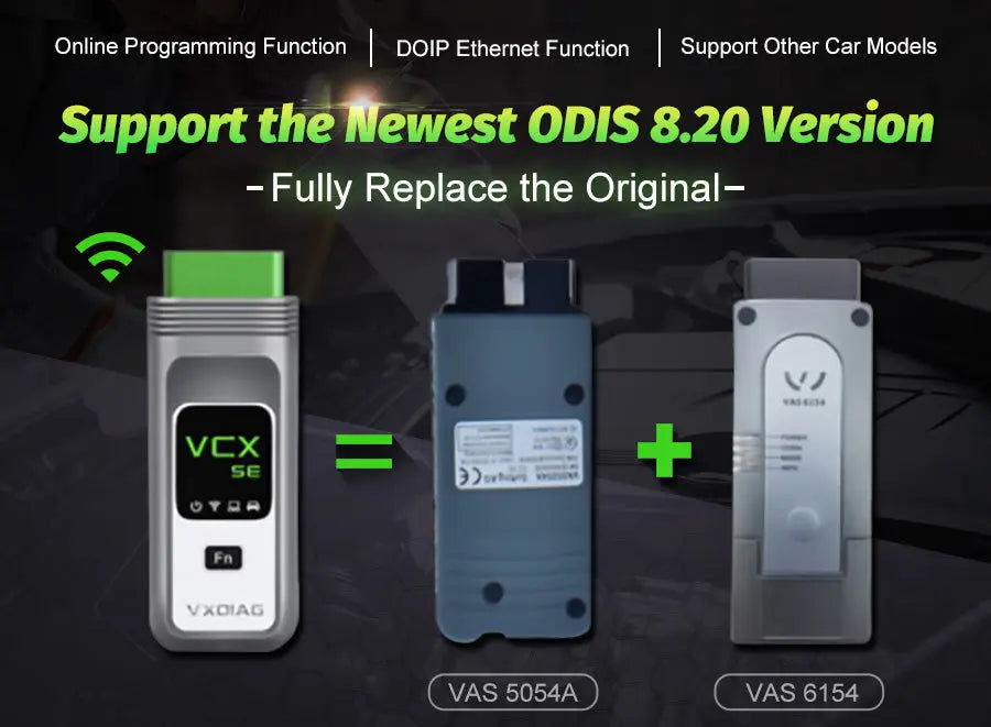 LAPTOP + VX PROš° AUDI + VW ODIS + VXDIAG VCX PRO 6154 OBD2 Diagnostic Tool for VW Audi Skoda with Supports DoIP UDS Protocol with Free DONET AUTO DIAGNOSTIC OBD2 SOFTWARES