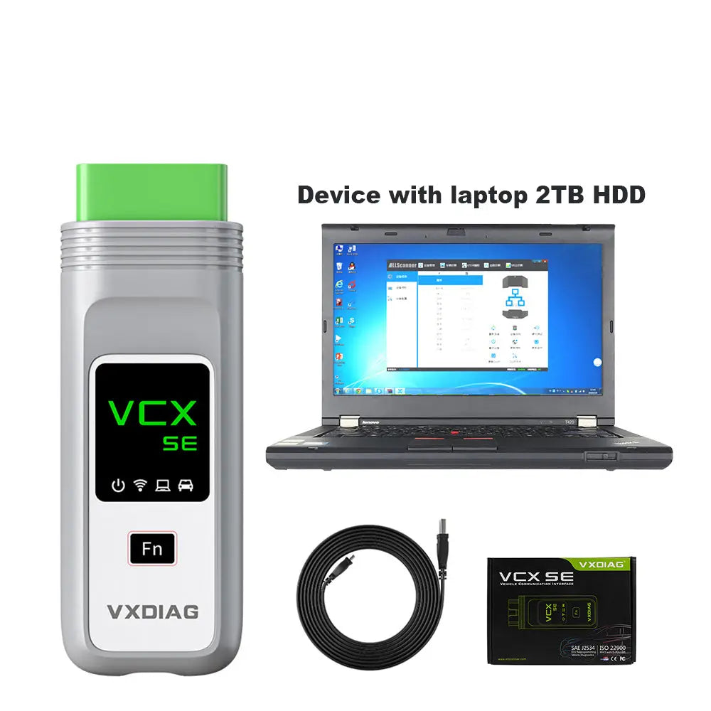 LAPTOP + VX PROš° AUDI + VW ODIS + VXDIAG VCX PRO 6154 OBD2 Diagnostic Tool for VW Audi Skoda with Supports DoIP UDS Protocol with Free DONET AUTO DIAGNOSTIC OBD2 SOFTWARES