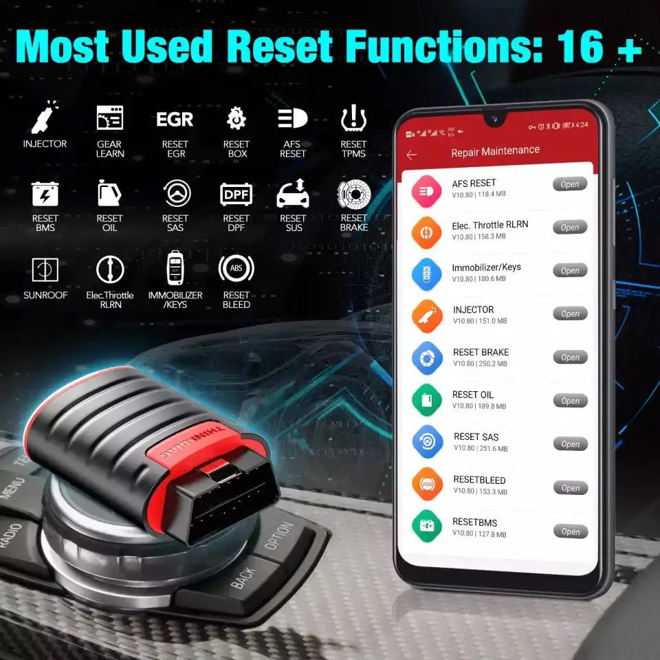 DISCOVERY - DEFENDER - 1996 TO 2005 Diagnostic Interface ThinkDiag 2023 Elite Verion Full Software OBD2 Scanner LAND ROVER RANGE ROVER Suspension Callibration TPMS Diagnostic Service Reset Fault Delete Injector Adaption QUANTUM OBD
