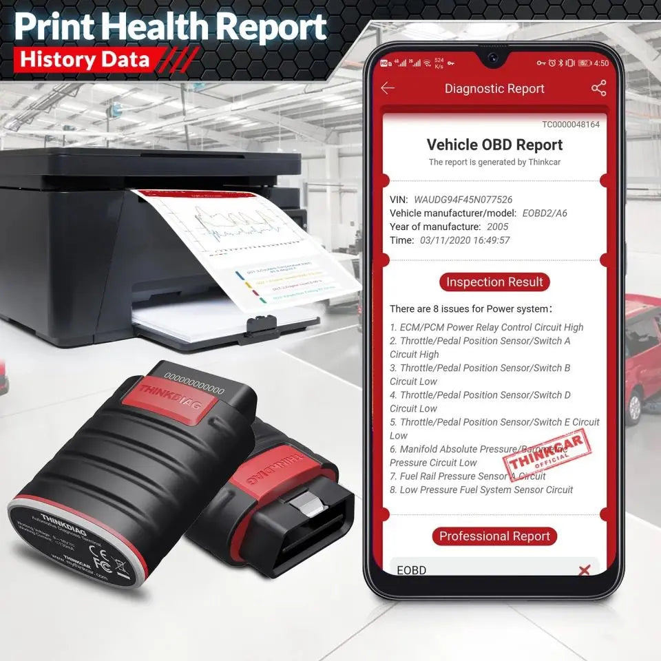 DISCOVERY - DEFENDER - 1996 TO 2005 Diagnostic Interface ThinkDiag 2023 Elite Verion Full Software OBD2 Scanner LAND ROVER RANGE ROVER Suspension Callibration TPMS Diagnostic Service Reset Fault Delete Injector Adaption QUANTUM OBD