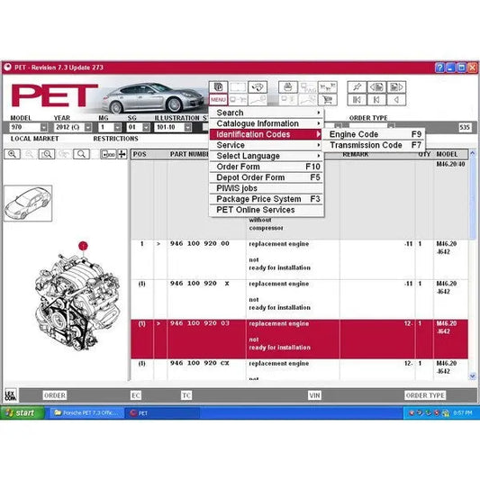 ✅ Porsche PET PIWIS 7.3 PLUS (436) AUTO DIAGNOSTIC OBD2 SOFTWARES