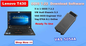 2024 VAS5054 Genuine OKI OBD Dongle + Laptop + ODIS Software - READY TO USE QUANTUM OBD
