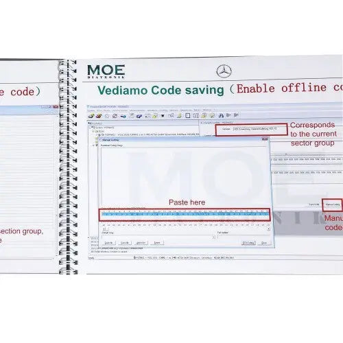 MERCEDES Diatronic VEDIAMO DTS MONACO Super Engineer System Training Book XENTRY QUANTUM OBD