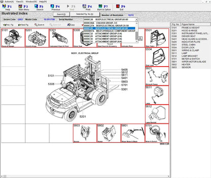 Toyota Forklift Industrial Equipment EPC v2.16 TOYOTA Industrial Equipment Forklift Trucks Electronic Parts Catalogue QUANTUM OBD