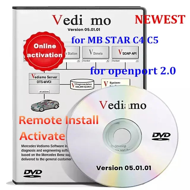 ✔️ 2024 OPEN PORT 2.0 OBD VCI FOR Mercedes Benz Star Diagnostic XENTRY VEDIAMO MONACO Program DAS AUTO DIAGNOSTIC OBD2 SOFTWARES