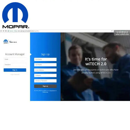 Mopar - Chrysler Tech Authority - OEM Dealer Software Subscription - 1 Year QUANTUM OBD