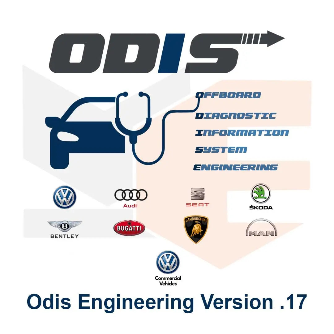 ✅2025 ODIS-E ENGINEERING 17 REMOTE INSTALL SOFTWARE LIFETIME LICENSE AUTO DIAGNOSTIC OBD2 SOFTWARES