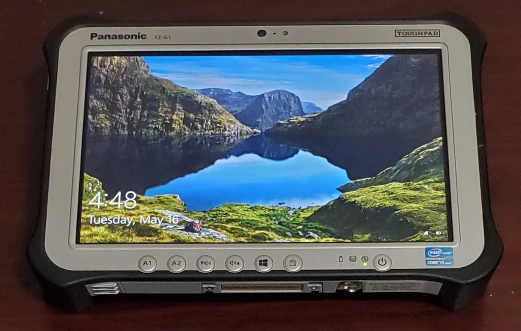 Panasonic Toughpad FZ-G1 Tablet Windows 10 SSD