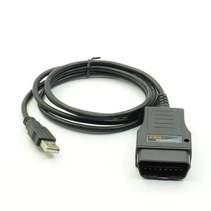 HDS cable for Honda supports most 1996 and newer vehicles with OBDII/DLC3 diagnostics. It also supports Honda HDS OEM diagnostic software. QUANTUM OBD