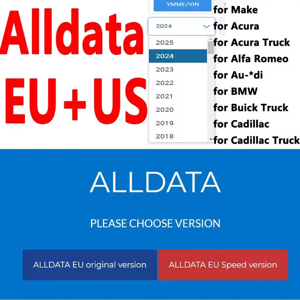 ALLDATA U.S. & EU Version – Full OEM Workshop Repair Software QUANTUM OBD