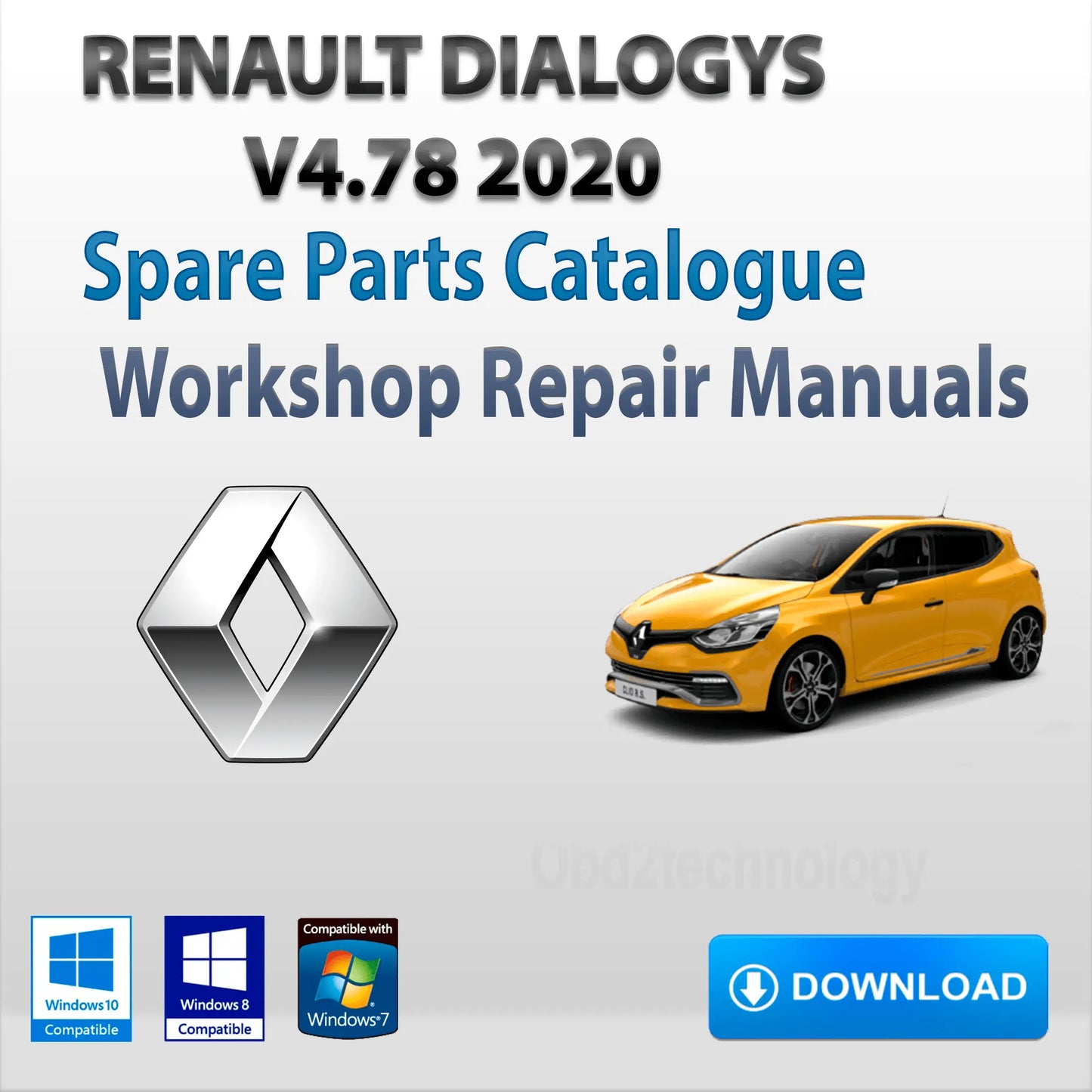 ✅Renault Dialogys v4.90 2022 Latest SOFTWARE Download OBD2 Dealer EPC SCANNER AUTO DIAGNOSTIC OBD2 SOFTWARES