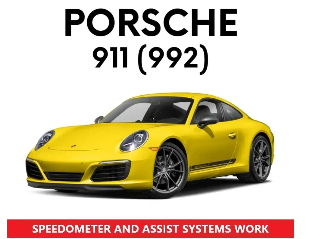 Porsche 911 992 1997-2024 Cluster Odometer Mileage Adjust Correction Service Worldwide QUANTUM OBD