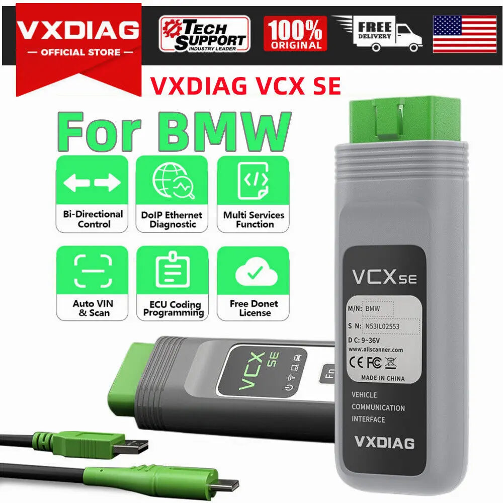 🔰 BMW ICOM+ FORD MAZDA IDS DOIP VCX VXDIAG SE PREMIUM AUTO DIAGNOSTIC OBD2 SOFTWARES