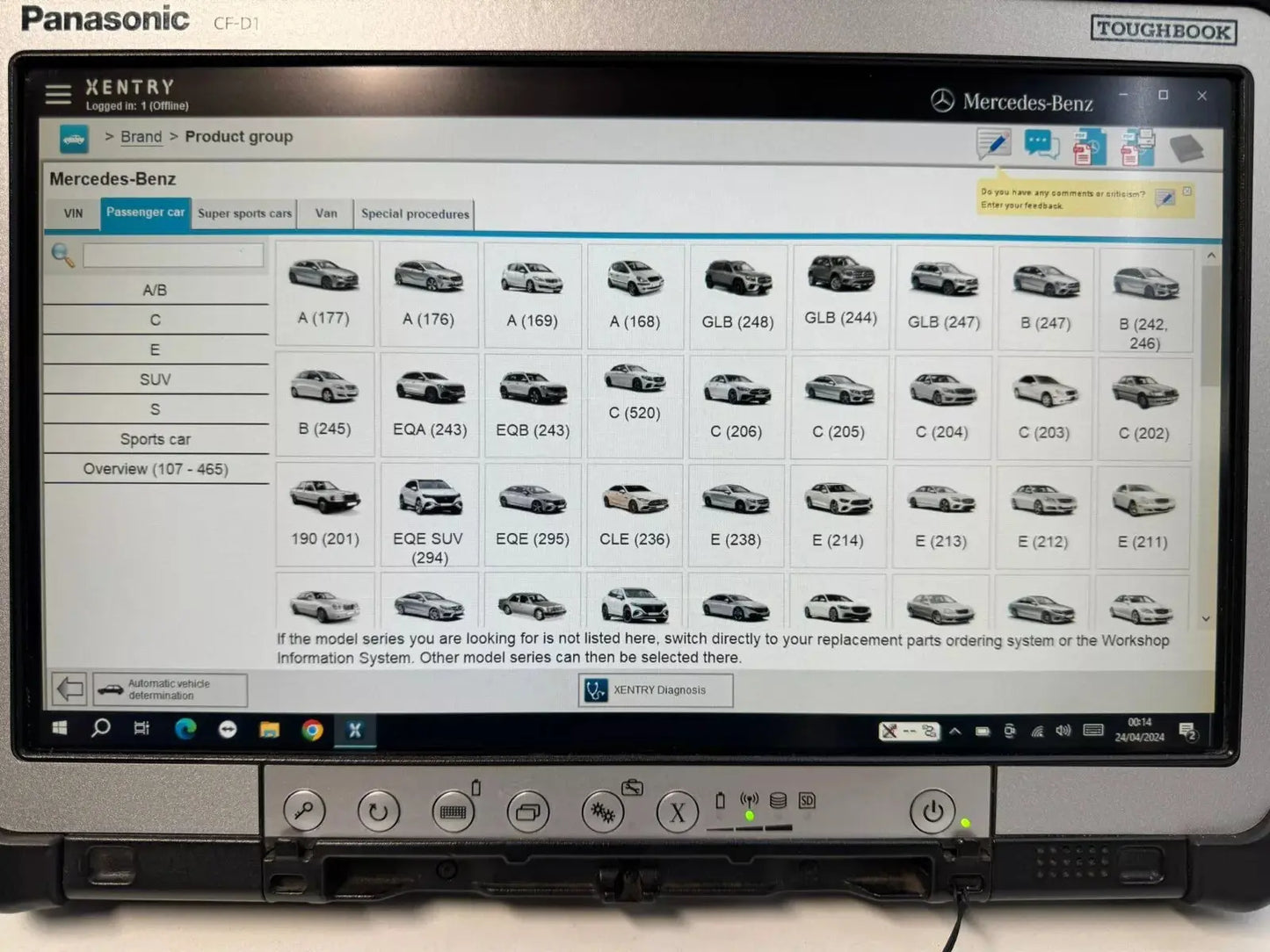 MB Star Mercedes Xentry CARS 09 2024 C6 DoIP Dealer Level Diagnostics Kit QUANTUM OBD