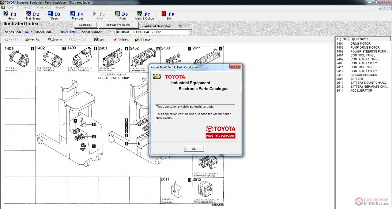 Toyota Forklift Industrial Equipment EPC v2.16 QUANTUM OBD