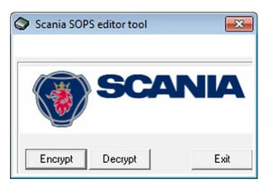 Scania SOPS Encrypter  Decrypter SOFTWARE + XMLeditor Download VCI2 VCI3 OBD