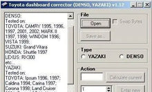 Load image into Gallery viewer, ✅TOYOTA Dashboard corrector (Denso, YAZAKI) Software to adjust odometers of Japanese cars with panel devices of firms YAZAKI and DENSO AUTO DIAGNOSTIC OBD2 SOFTWARES