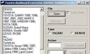 ✅TOYOTA Dashboard corrector (Denso, YAZAKI) Software to adjust odometers of Japanese cars with panel devices of firms YAZAKI and DENSO