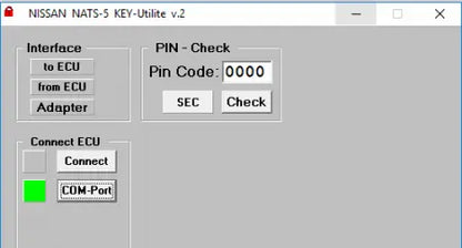 ✅NISSAN NATS-5 Key-Utilite v.2 AUTO DIAGNOSTIC OBD2 SOFTWARES