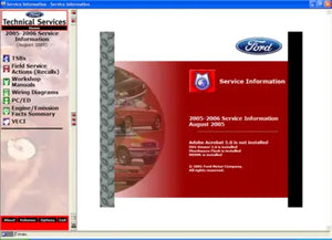 ✅FORD USA CAR SERVICE MANUAL 1992-2008