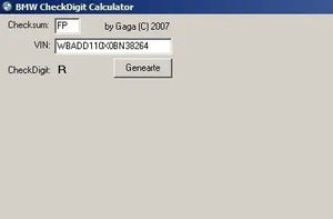 ✅VIN_CheckDigit CHECKSUM CALCULATOR PROGRAM AUTO DIAGNOSTIC OBD2 SOFTWARES
