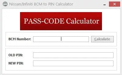 ✅Calculator Nissan BCM 2 PIN SOFTWARE AUTO DIAGNOSTIC OBD2 SOFTWARES