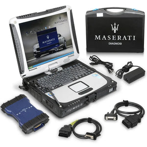 Maserati MDVCI Diagnostic Tool + Second-hand CF19 Laptop Full Kit with Maintenance Data Software Installed Supports Programming