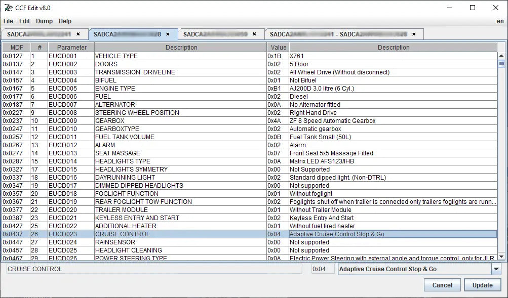 🔓 2023 JLR SDD CCF EDITOR 8.11 + SEED KEY PROGRAM JAGUAR LAND ROVER QUANTUM OBD