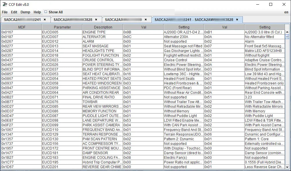 🔓 2023 JLR SDD CCF EDITOR 8.11 + SEED KEY PROGRAM JAGUAR LAND ROVER QUANTUM OBD