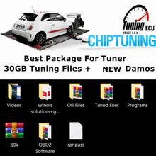 Load image into Gallery viewer, Best Package For Tuner 30GB Chip Tuning Files + Gift Damos Original / Modified Maps Remap With KESS/KTAG/FGTECH ECU Programmer