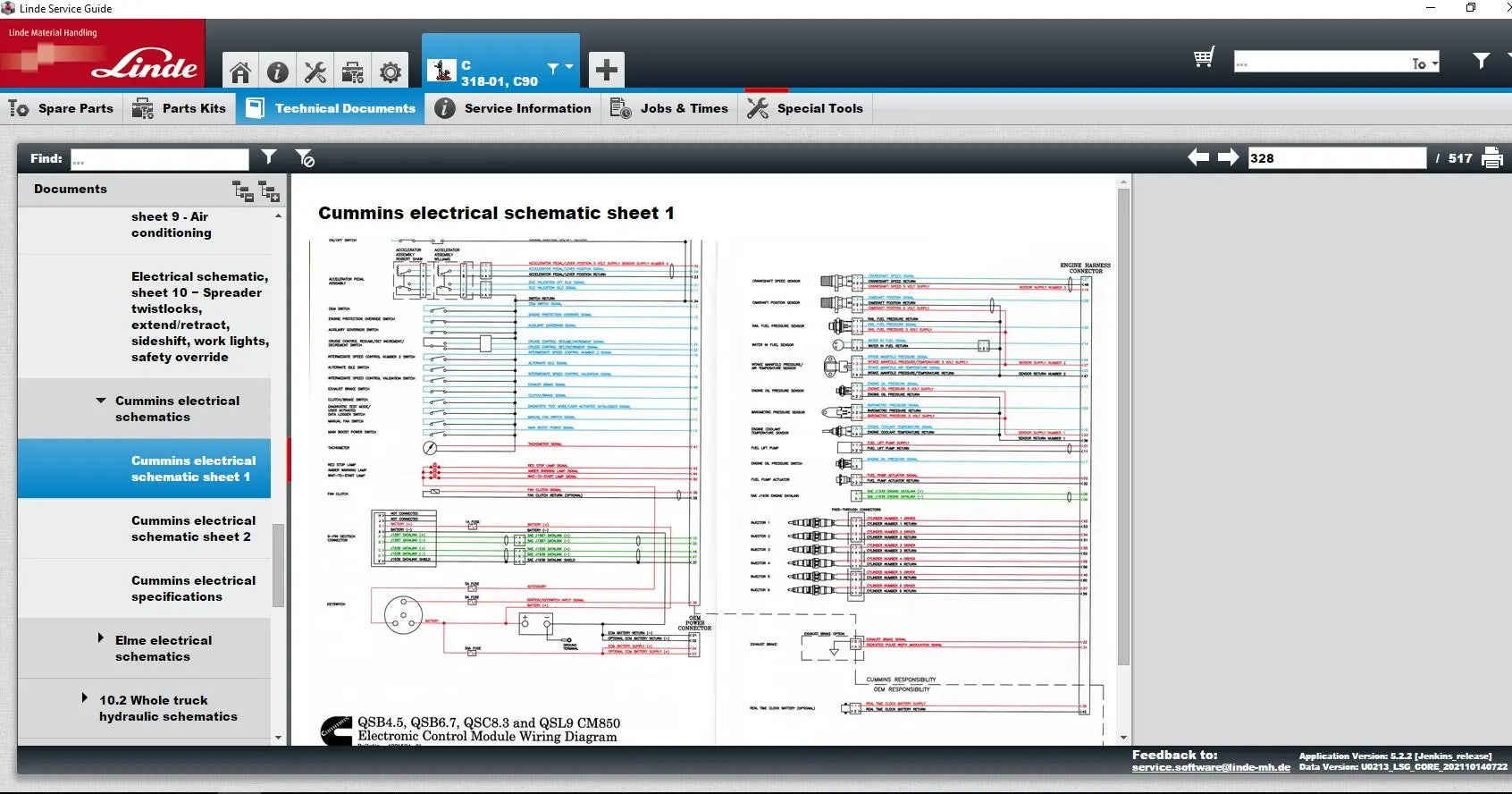 2023 Linde Service Guide v.5.2.2 Service Information System + Parts Catalog QUANTUM OBD