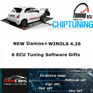 Best Package For Tuner 30GB Chip Tuning Files + Gift Damos Original / Modified Maps Remap With KESS/KTAG/FGTECH ECU Programmer QUANTUM OBD