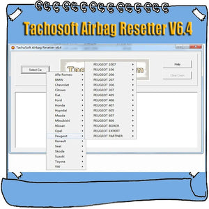 ✅AirBag Resetter from TachoSoft's AirBag Resetter v6.4 AUTO DIAGNOSTIC OBD2 SOFTWARES