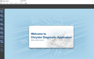 2023 CDA 6.13 CDA6 Chrysler Dealer Diagnostic Application Software Work with Witech MicroPod II 2 Flash Program for Fiat/Dodge/Chrysle/Jeep