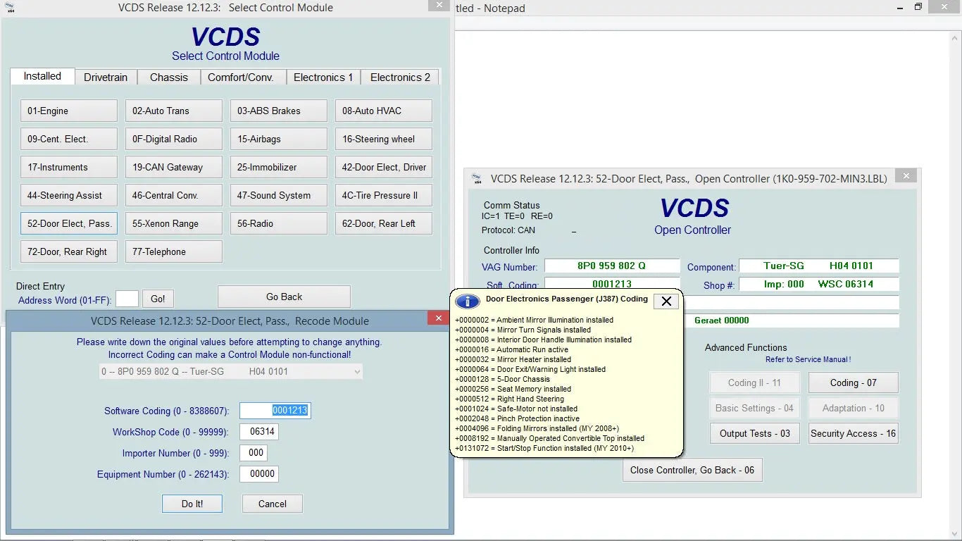 GENUINE VCDS VAGCOM VAG 22.12 + LOADER V1 V2 V3 V4 VCDS 17.8 AUTO DIAGNOSTIC OBD2 SOFTWARES