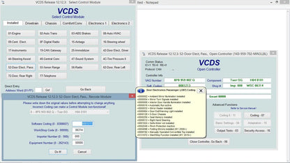 GENUINE VCDS VAGCOM VAG 22.12 + LOADER V1 V2 V3 V4 VCDS 17.8 AUTO DIAGNOSTIC OBD2 SOFTWARES