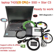 Load image into Gallery viewer, WiFi MB Star C5 SD CONNECT MULTIPLEXER with 2023 Software HDD Military Laptop CF 19 Cf19 for MB Star Diagnostic-tool SD C5 Multiplexer