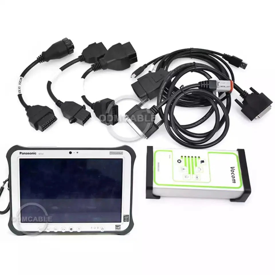 VOLVO Truck Diagnosis Tool Vocom 88890300 Vcads Ptt Tech Tool Excavator with touchscreen FZ G1 For Renault/UD/Mack/Volvo