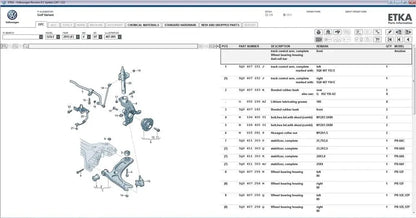 ✔️ 2023 ETKA ONLINE ELECTRONIC PARTS CATALOGUE AUDI VW SKODA SEAT COMMERCIAL AUTO DIAGNOSTIC OBD2 SOFTWARES
