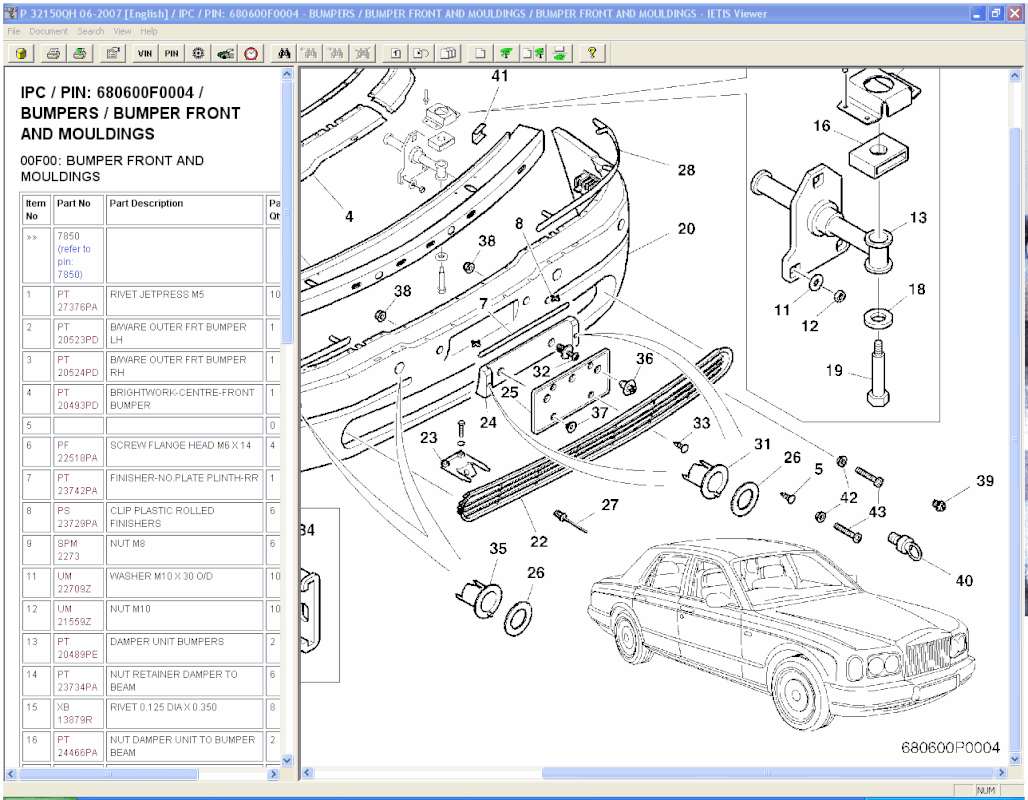 BENTLEY ASSIST EPC SOFTWARE PARTS CATALOGUE QUANTUM OBD