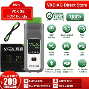 HONDA GENUINE VXDIAG VCX SE DOIP AUTO DIAGNOSTIC OBD2 SOFTWARES