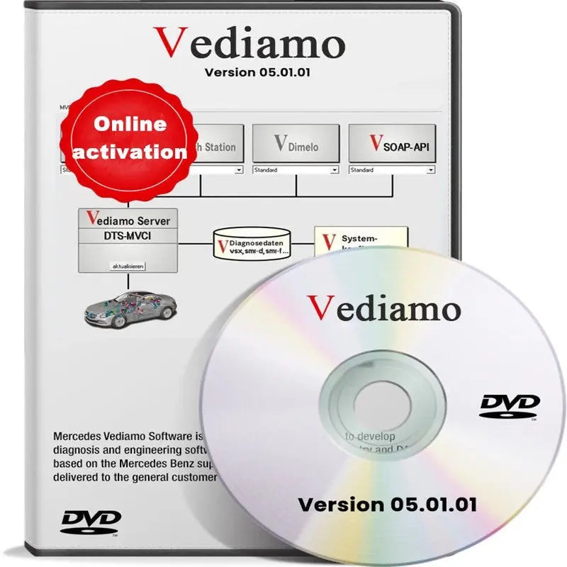 ✔️VEDIAMO 5.05 FULL CODING PROGRAMMING + FLASH SOFTWARE PROGRAM FOR MERCEDES BENZ AUTO DIAGNOSTIC OBD2 SOFTWARES