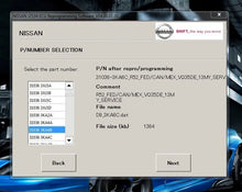 Load image into Gallery viewer, 2023 Nissan Ners Callibration Files Only AUTO DIAGNOSTIC OBD2 SOFTWARES