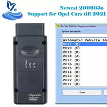 Load image into Gallery viewer, 🧬 OP COM 2021 200603a OPCOM V1.7 V1.95 Diagnostic Tool For Opel OPCOM 1.7 OP COM With PIC18F458 FW V1.99 OBD2 Diagnostic Cable