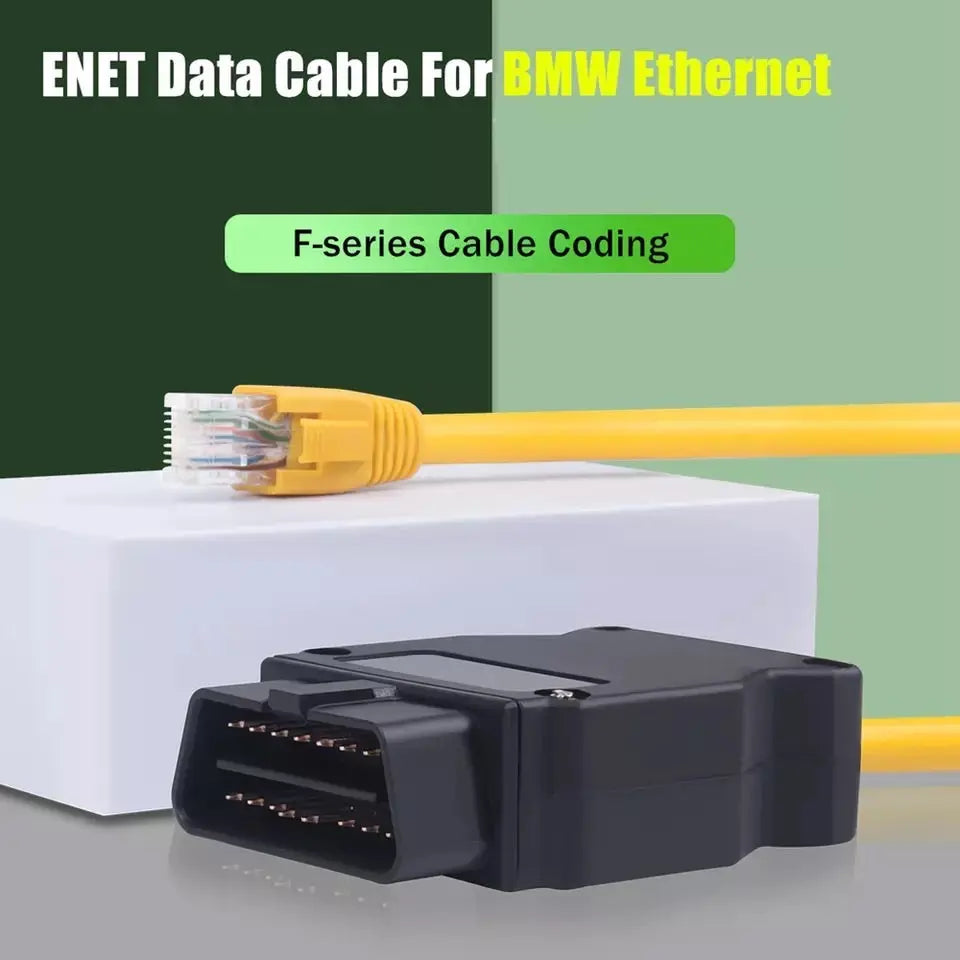 03 ENET CABLE NEW HU MANAGER For BMW F Series ENET Cable E-SYS ICOM –  QUANTUM OBD