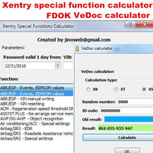 Load image into Gallery viewer, 2023 XENTRY VEDOC CALCULATOR DAS Xentry Special Function Calculator FDOK Vedoc Calculator QUANTUM OBD